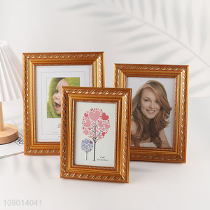 Online Wholesale 4X6 5X7 6X8 Inch PS Picture Frame for Home Desk Decor