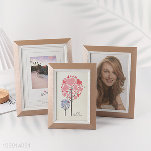 High Quality 4X6 5X7 6X8 Inch Tabletop Picture Frame Plastic PS Photo Frame