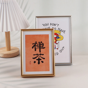 Factory price rectangle tabletop decoration family photo frame picture frame