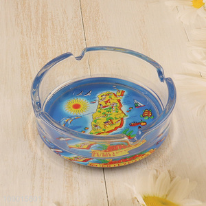 Factory Price Round Glass Ashtray Indoor Outdoor Cigarette Ashtray