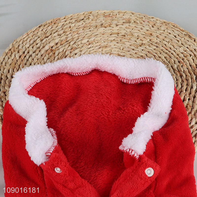 Hot items Christmas style pet clothes dog coat winter warm coat