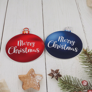 Good selling multicolor round Christmas ball hanging ornaments for decoration