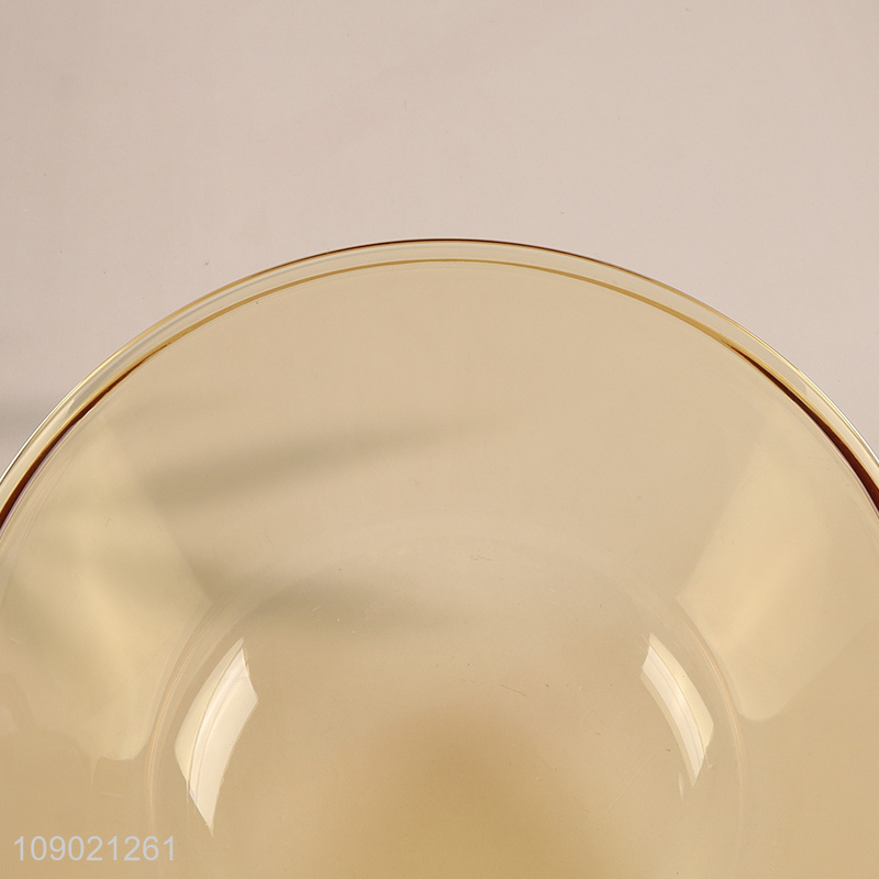 Most popular unbreakable glass dinnerware glass bowl for home restaurant