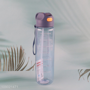 Hot Selling 1000ml Leak Proof Plastic Sports Water Bottle for Gym Fitness