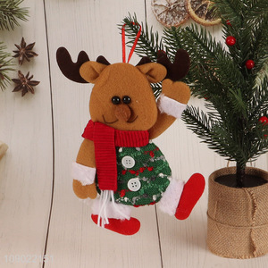 Yiwu market elk shape Christmas tree hanging ornaments for Christmas decoration