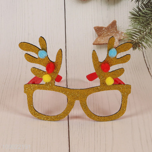 China products golden Christmas party supplies glasses for adult kids