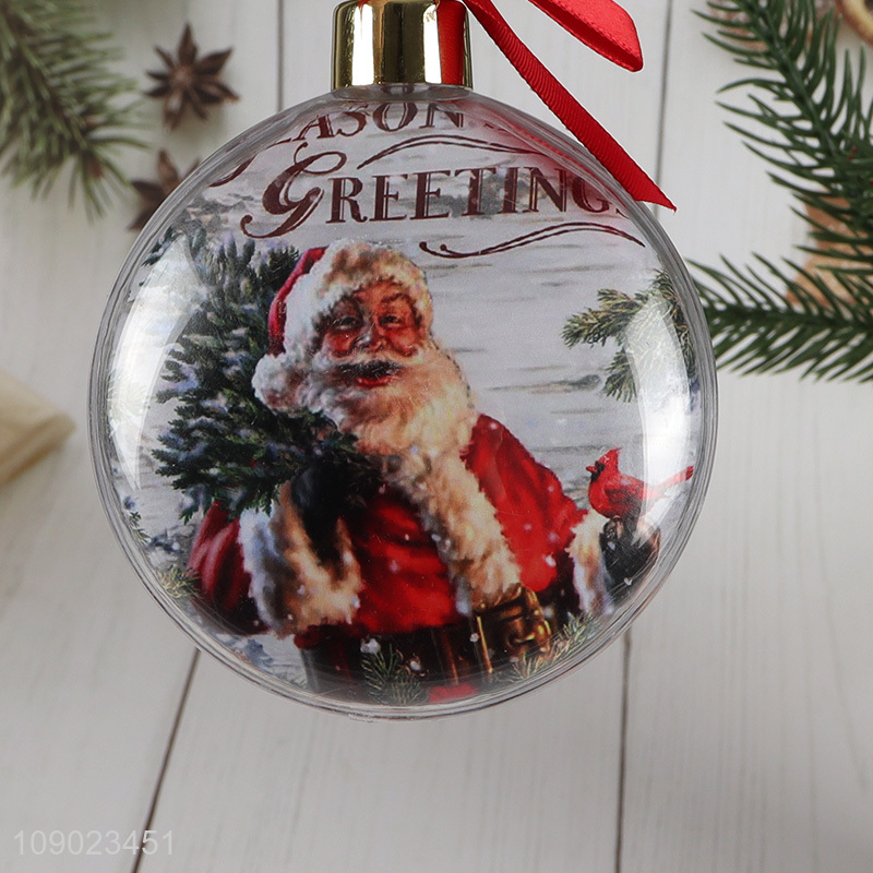 Top selling creative Christmas decoration hanging mini photo frame ball