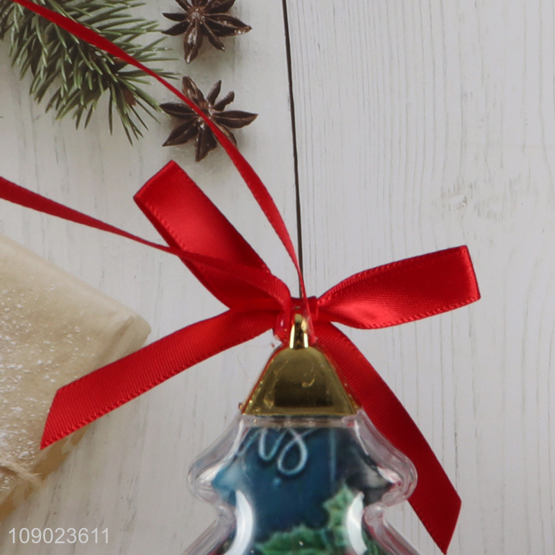 Best price xmas tree shape hanging ornaments photo frame for Christmas decoration