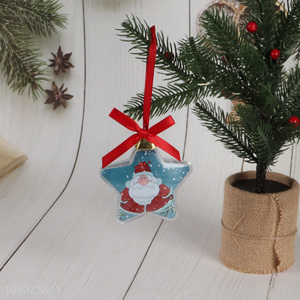 Hot products star shape Christmas decoration photo frame hanging ornaments for sale