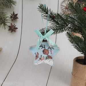 Best selling Christmas photo frame hanging ornaments for Christmas tree