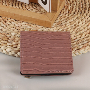 Popular products portable women pu leather waterproof wallet with zipper