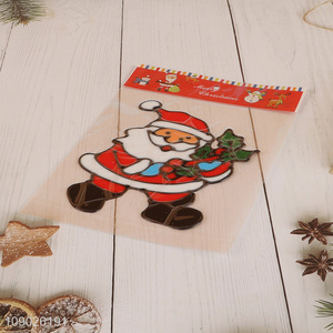 Hot Selling PVC Christmas Window Clings Cute Christmas Window Stickers