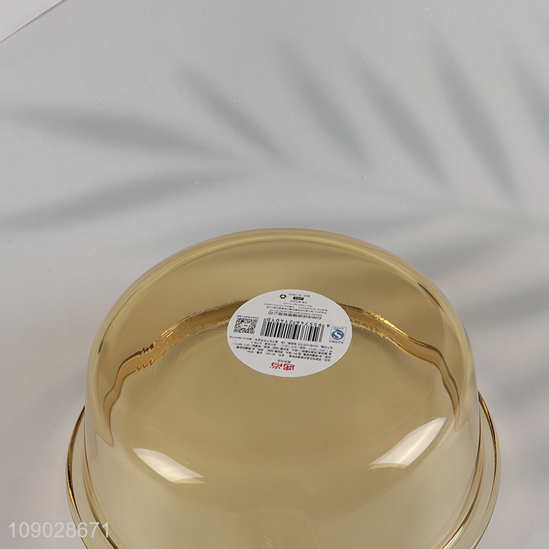 Factory Price 380 620 960ml Round Glass Food Container with Airtight Lid