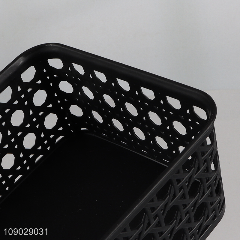 China Imports Multi-Function Plastic Storage Basket for Kitchen Pantry Closet