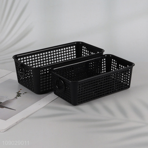 Online Wholesale Plastic Storage Basket for Closets Cabinets Kitchen Pantry