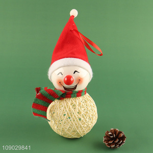 Hot items snowman shape hanging Christmas tree decoration light ornaments