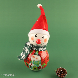 Top quality snowman shape hanging Christmas tree decoration light ornaments