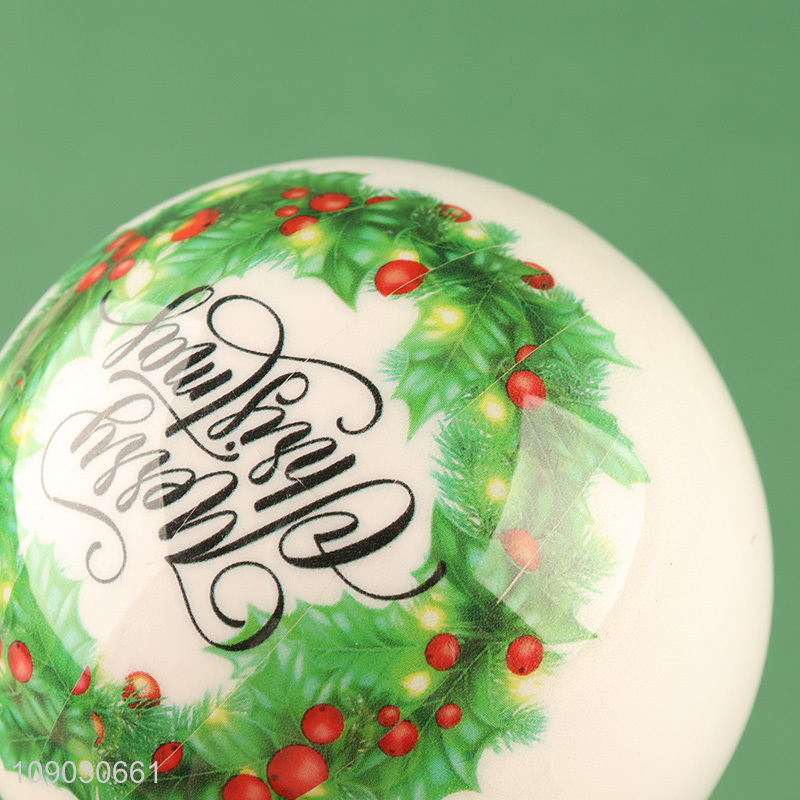 Top sale round Christmas tree hanging ornaments decoration Christmas ball