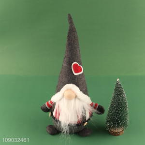 Hot items home decor desktop Christmas ornament long bearded gnome doll for sale