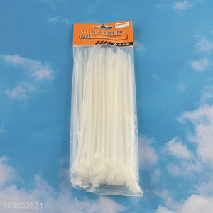 Latest products 75pcs adjustable white nylon cable tie set for sale