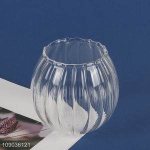 New Product Clear Thick Heat Resistant High Borosilicate Glass Cup Drinking Glasses