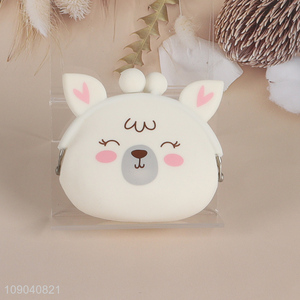 Wholesale Cartoon Animal Silicone Coin Wallet Change Purse Coin Pouch