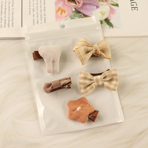 Online wholesale 5pcs cute creative hairpin hair decoration set for girls