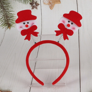 Good Quality Christmas Snowman Headband Festive Hairband Hair Accessories