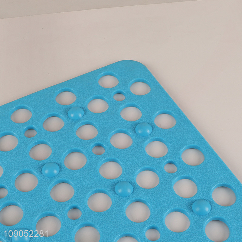 Top selling non-slip bath mat hollow suction cup mat wholesale