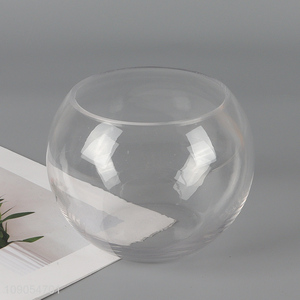 Top products creative clear glass hydroponic vase flower vase for home decor