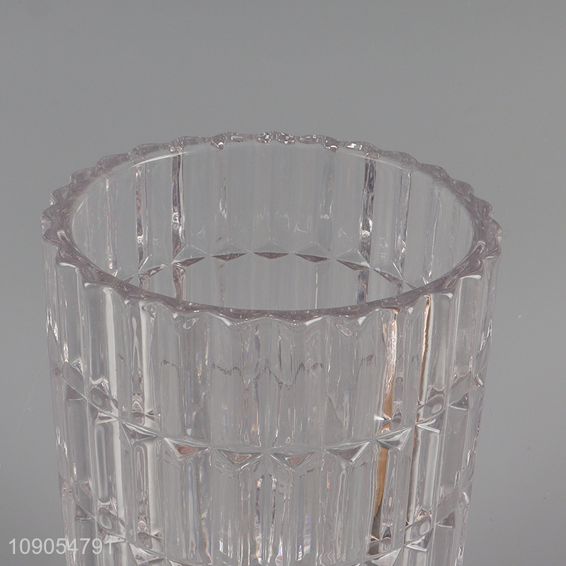 Top products clear glass tabletop decoration floral vase flower vase