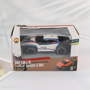 Hot Sale 1:32 Scale Metal Remote Control High Speed Police Car Toy