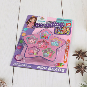Wholesale Colorful Pop Beads Diy Jewelry Necklace <em>Bracelet</em> Making Kit