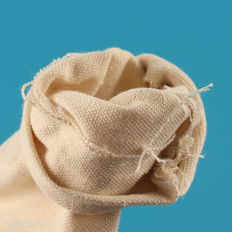 Hot Selling Cotton Linen Drawstring Bag Treat Bag Jewelry Pouch