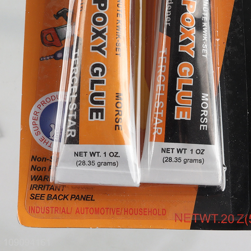 Top selling 2pcs 5 minute kwik-set epoxy glue strong glue set