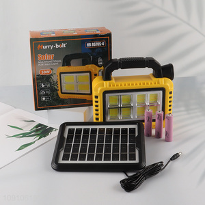 New Arrival Portable Led Emergency Lamp Solar Type-C Charging Camping Light