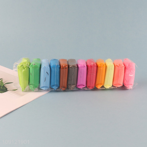 New arrival colourful 12pcs non-toxic kids <em>plasticine</em> toys for sale