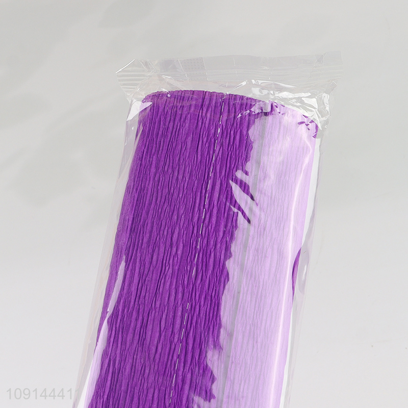 Factory supply colorful flower wrapping crepe paper for sale