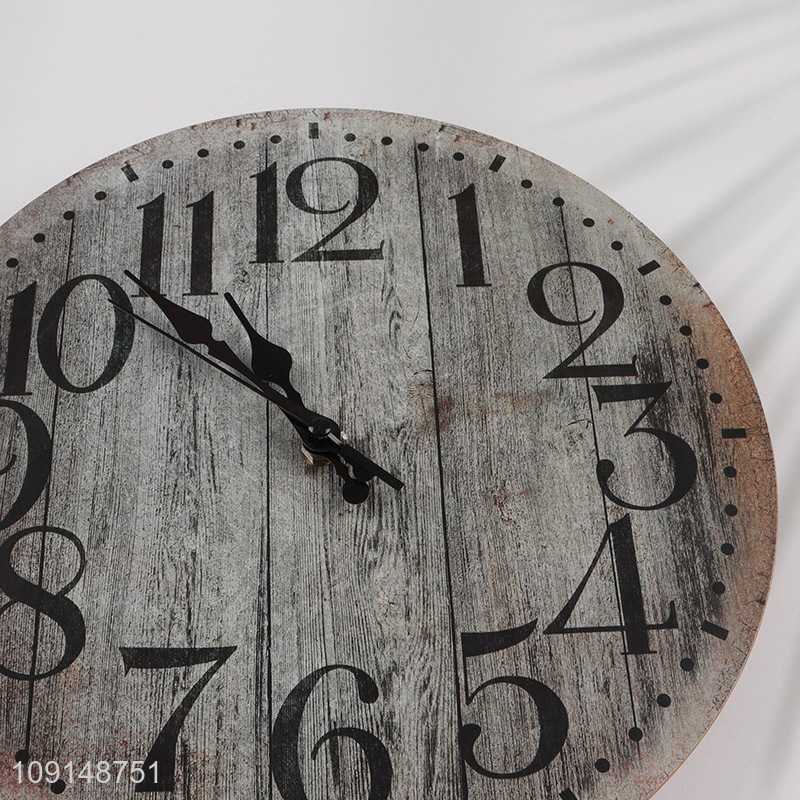Factory price round living room decor wall clock  for sale