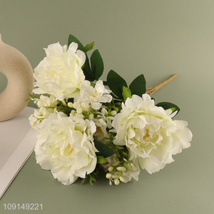 Factory Price <em>Artificial</em> <em>Flower</em> Fake Bouquet Realistic Faux <em>Flower</em> Bouquet