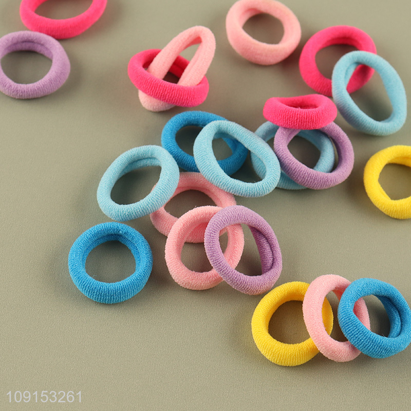New Product 100PCS Mini Hair Ties Ponytail Holders for Kids Baby Girls