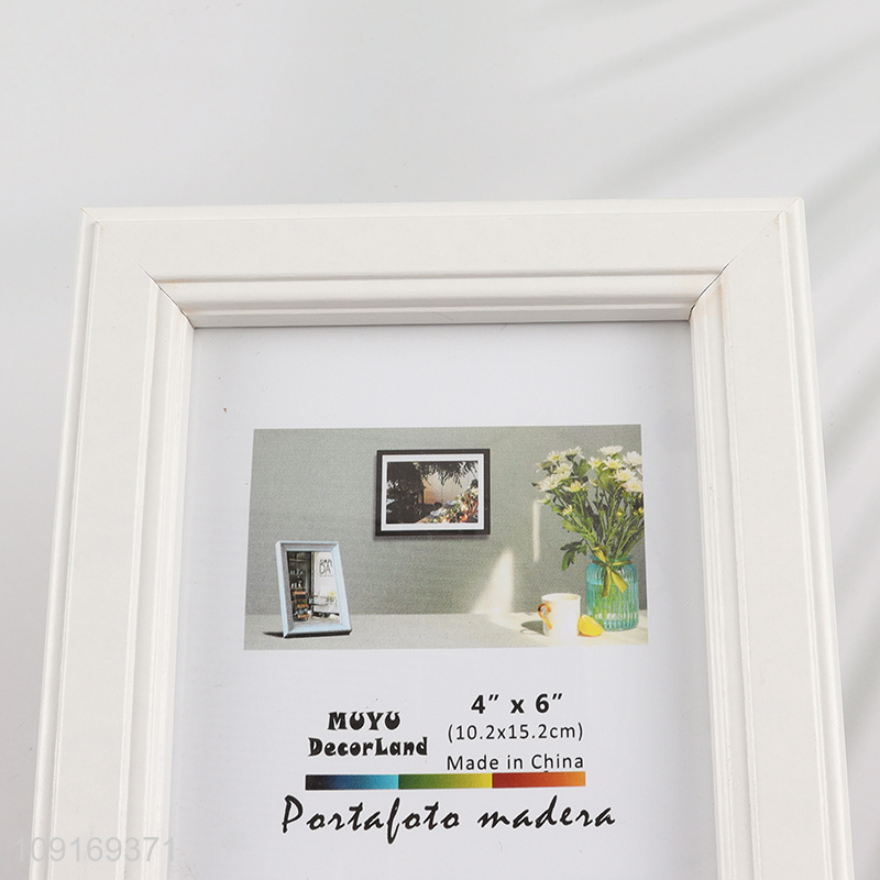 Online Wholesale 4X6 Inch MDF Picture Frame Photo Frame for Tabletop Display