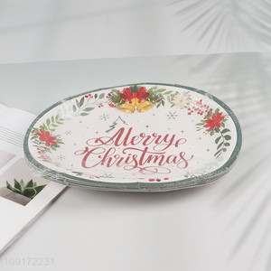 China Imports 10 Pieces Christmas <em>Paper</em> Plates Disposable <em>Paper</em> Dinner Plates