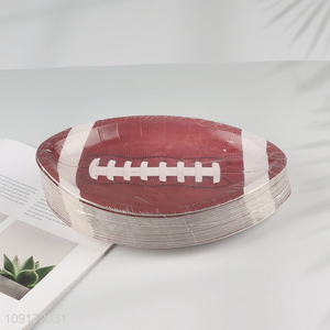 China Imports 50 Pieces Football <em>Paper</em> Plates Disposable <em>Paper</em> Plates Party Supplies
