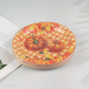 Online Wholesale 20 Pieces Fall Party <em>Paper</em> Plates Disposable <em>Paper</em> Dinner Plates