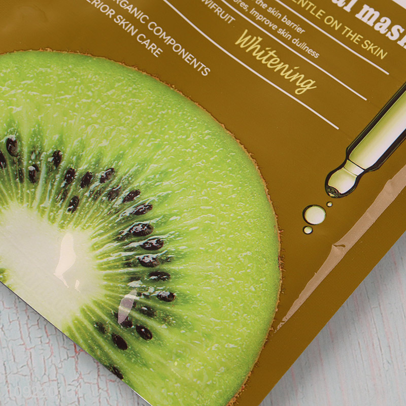 Yiwu market facial care kiwi fruits antioxidant facial mask for sale
