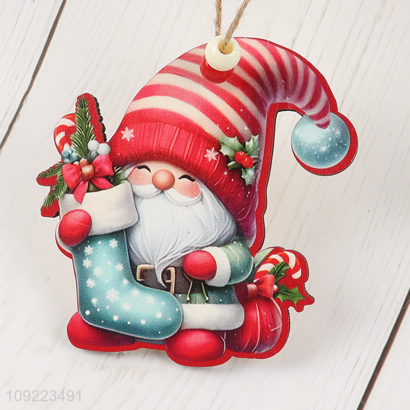 Good Quality Wooden Christmas Tree Ornaments Wooden Xmas Tree Hanging Decorations