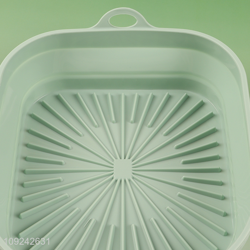 Good price home kitchen heat-resistant folding air fryer baking pan