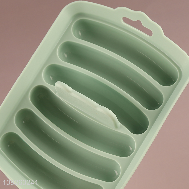 Factory Price Silicone Sausage Mold Non-Stick Hot Dog Maker with Lid