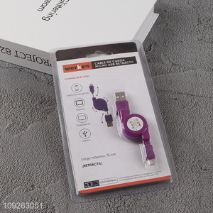 Popular Products Retractable Usb Cable Usb Mobile Charge Retractable Cable